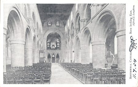 Southwell Minster's nave from the west The Nave - Southwell Minster