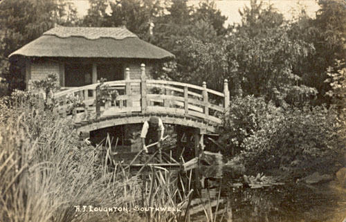 Bridge and summer house