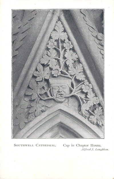 Southwell Cathedral, Cap in Chapter House Southwell Cathedral, Cap in Chapter House