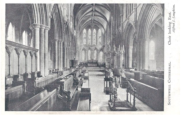 Southwell Cathedral, Choir looking East