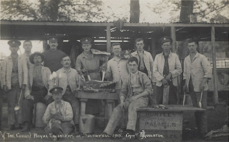 The cooks of the Royal Engineers