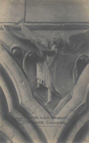 Carving in S.E. Transept