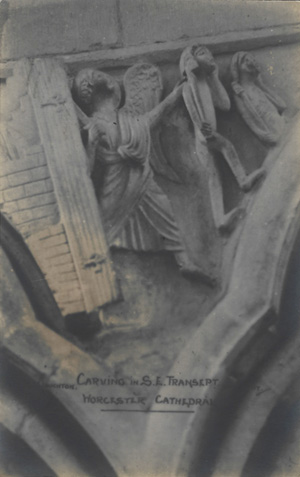 Carving in S.E. Transept