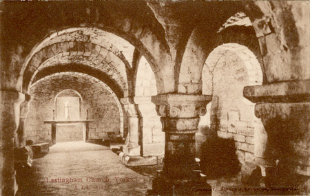 The Crypt, Lastingham Church, Yorkshire The Crypt, Lastingham Church, Yorkshire
